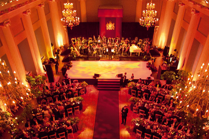 The Mozart Symphony Orchestra performing at a wedding ceremony